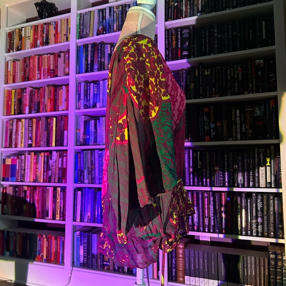 Colourful flowy hippie shirt - Picture 2 of 6